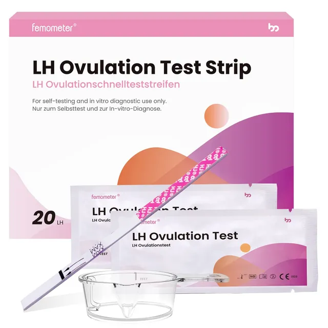 femometer-ovulationstest-20er-25-miu-ml-mit-urinbecher image 1