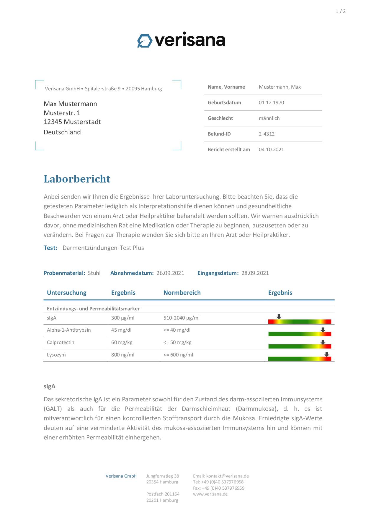 verisana-darmentz-ndungen-test-plus-darmprofil-mit-4-werten-stuhltest image 2