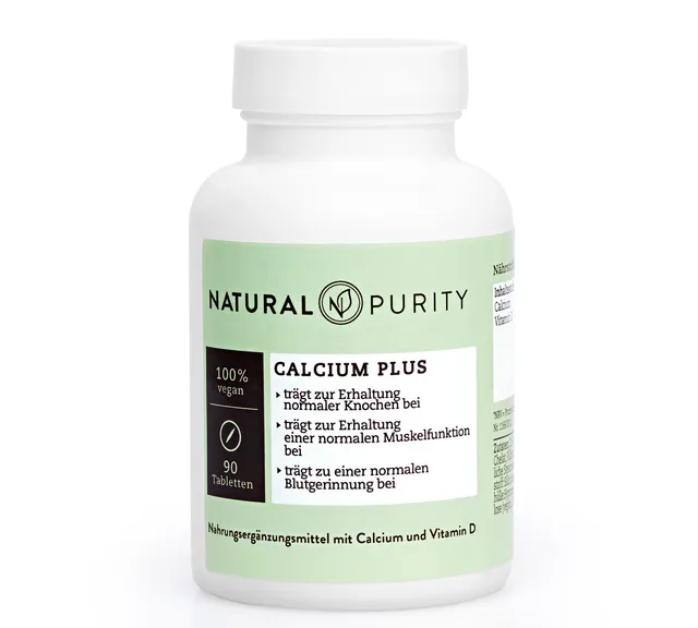 verisana-natural-purity-calcium-plus-mit-vitamin-d-90-vegane-tabletten image 1