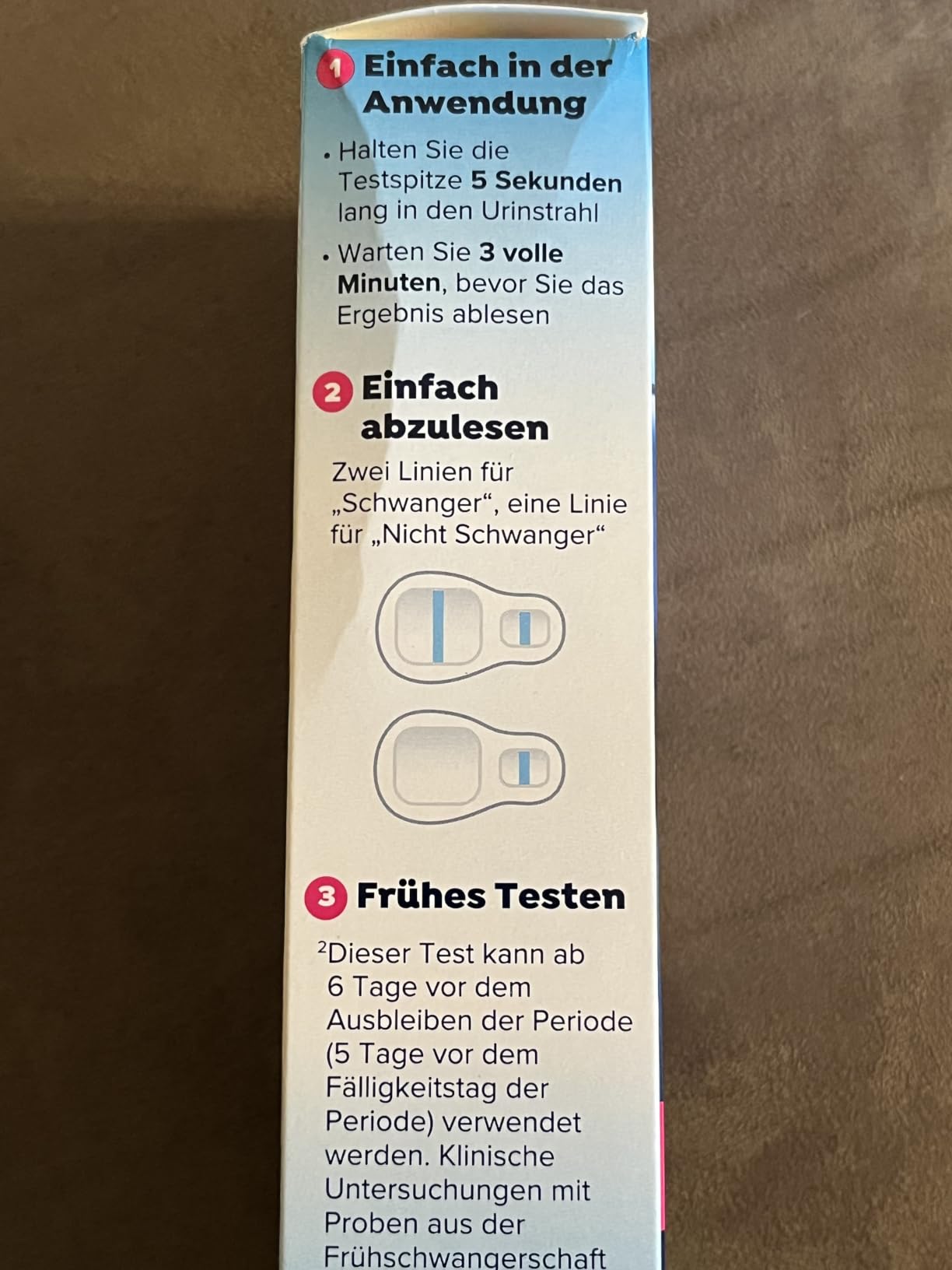 Gute Empfindlichkeit, einfache Handhabung
