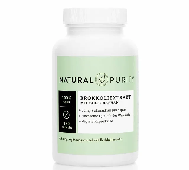 verisana-natural-purity-brokkoli-extrakt-120-vegane-kapseln-50mg-sulforaphan image 1