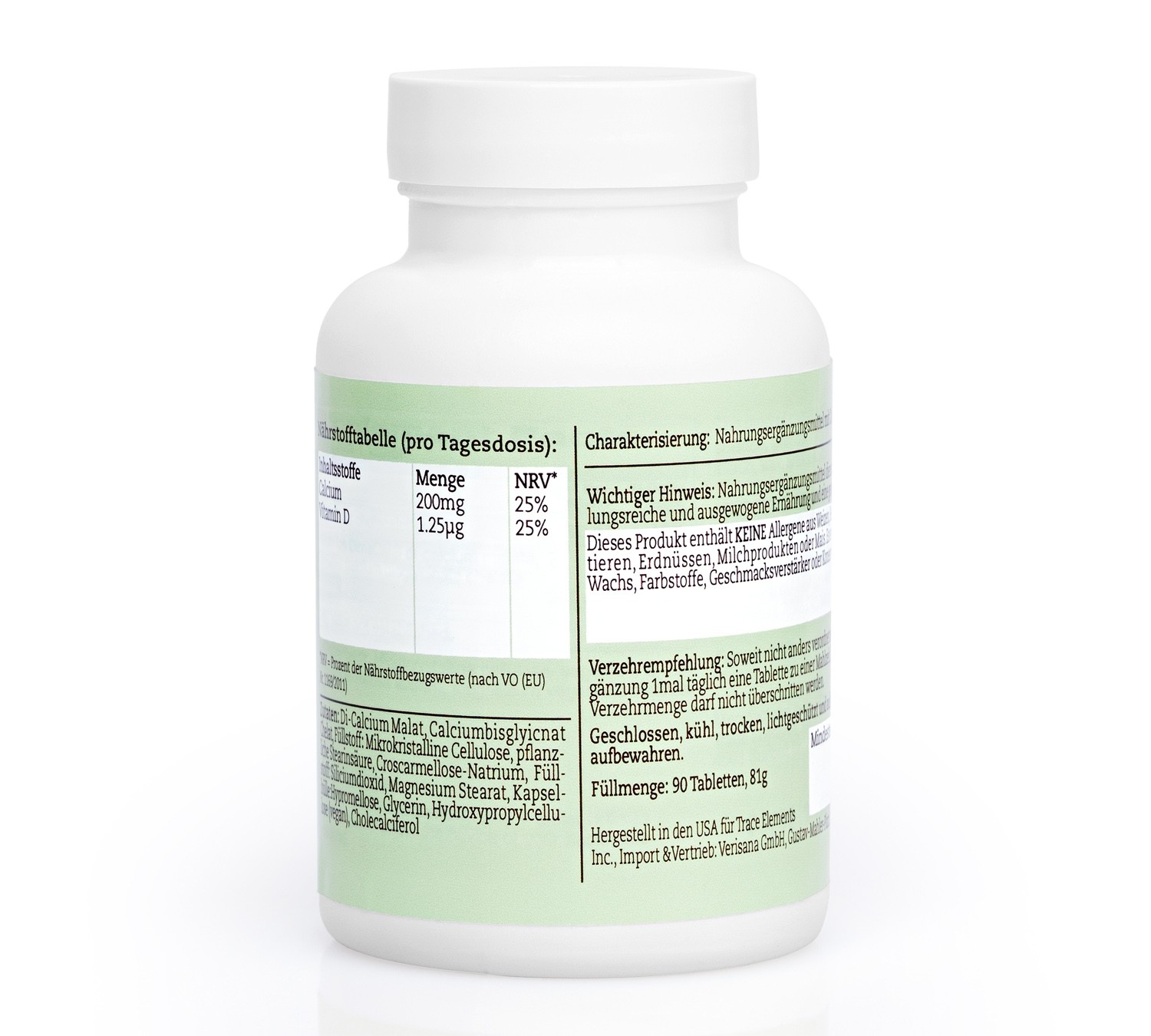 verisana-natural-purity-calcium-plus-mit-vitamin-d-90-vegane-tabletten image 2