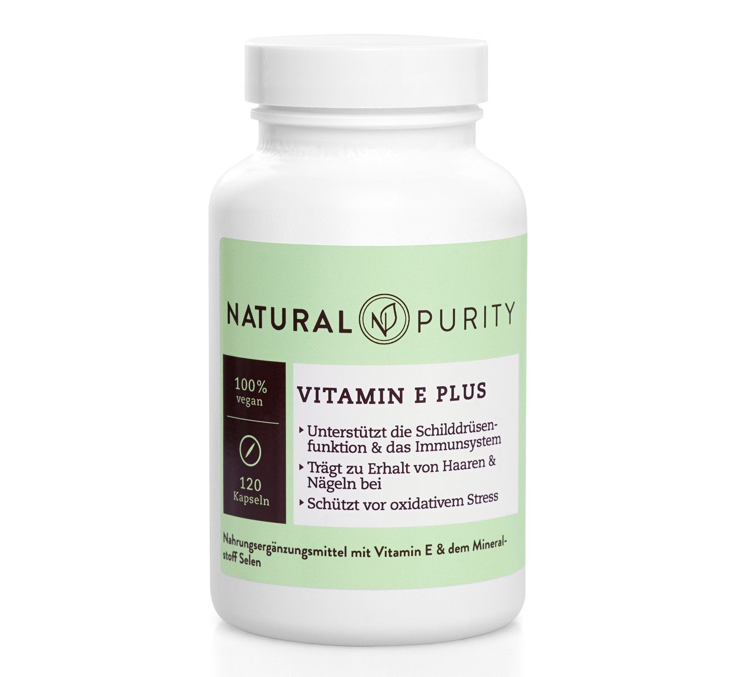 verisana-vitamin-e-plus-mit-selen-120-vegane-kapseln image 1