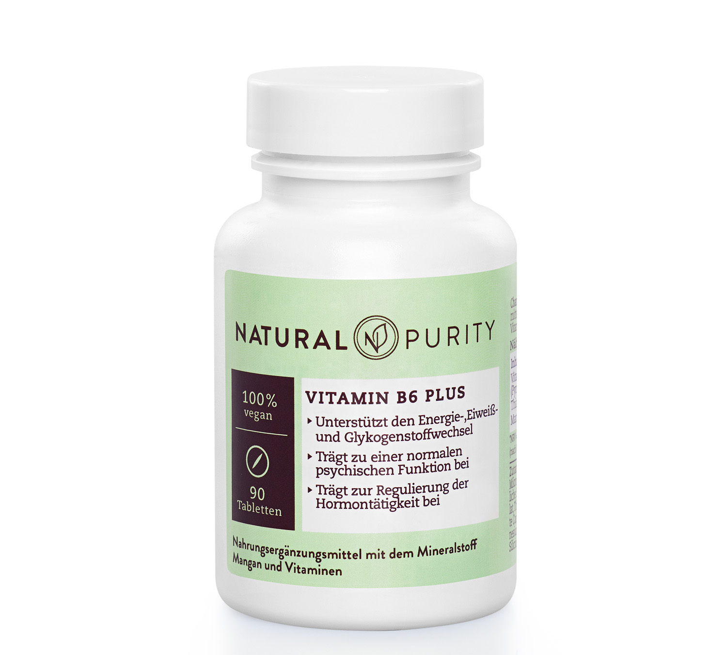 verisana-natural-purity-vitamin-b6-plus-90-vegane-tabletten image 1