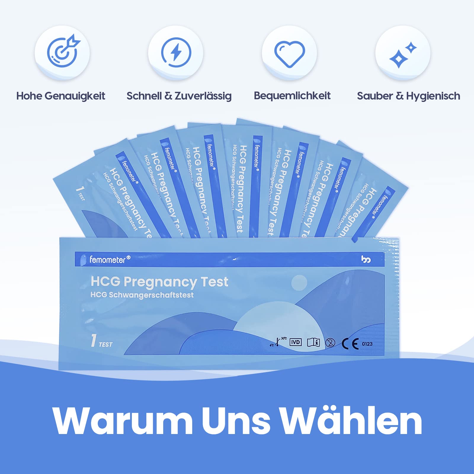 femometer-20-x-schwangerschaftstest-fr-htest-25-miu-ml-urintest-mit-urinbecher image 2