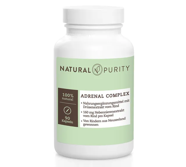 verisana-natural-purity-adrenal-complex-mit-nebennierenextrakt-90-kapseln image 1